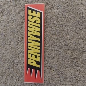 Pennywise straight ahead promo sticker rare sticker